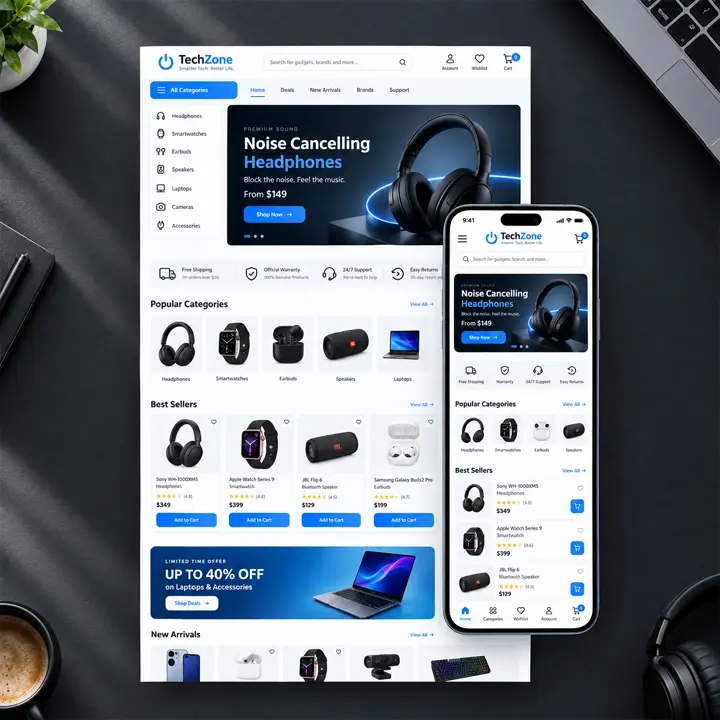 Website builder for businesses